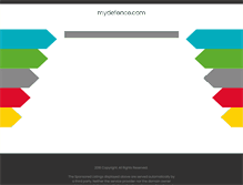 Tablet Screenshot of mydefence.com